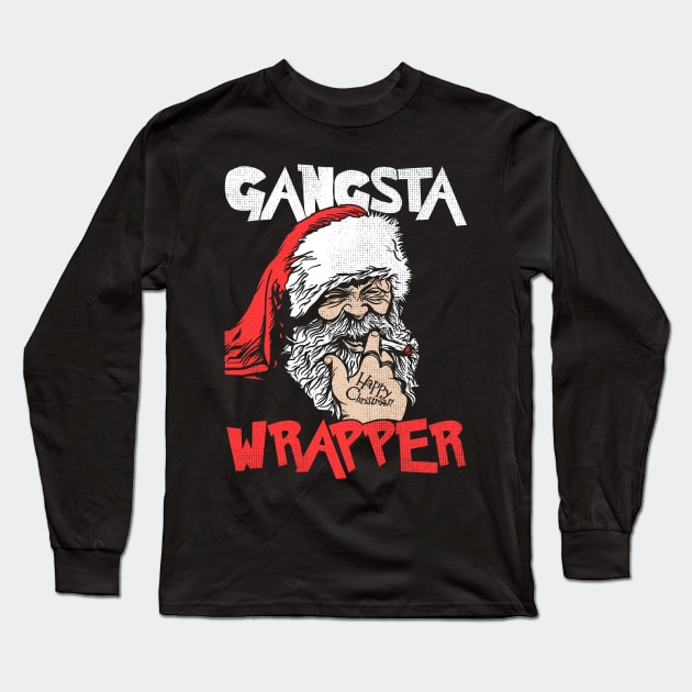 Gangsta Wrapper Long Sleeve T-Shirt by Sofiia Golovina